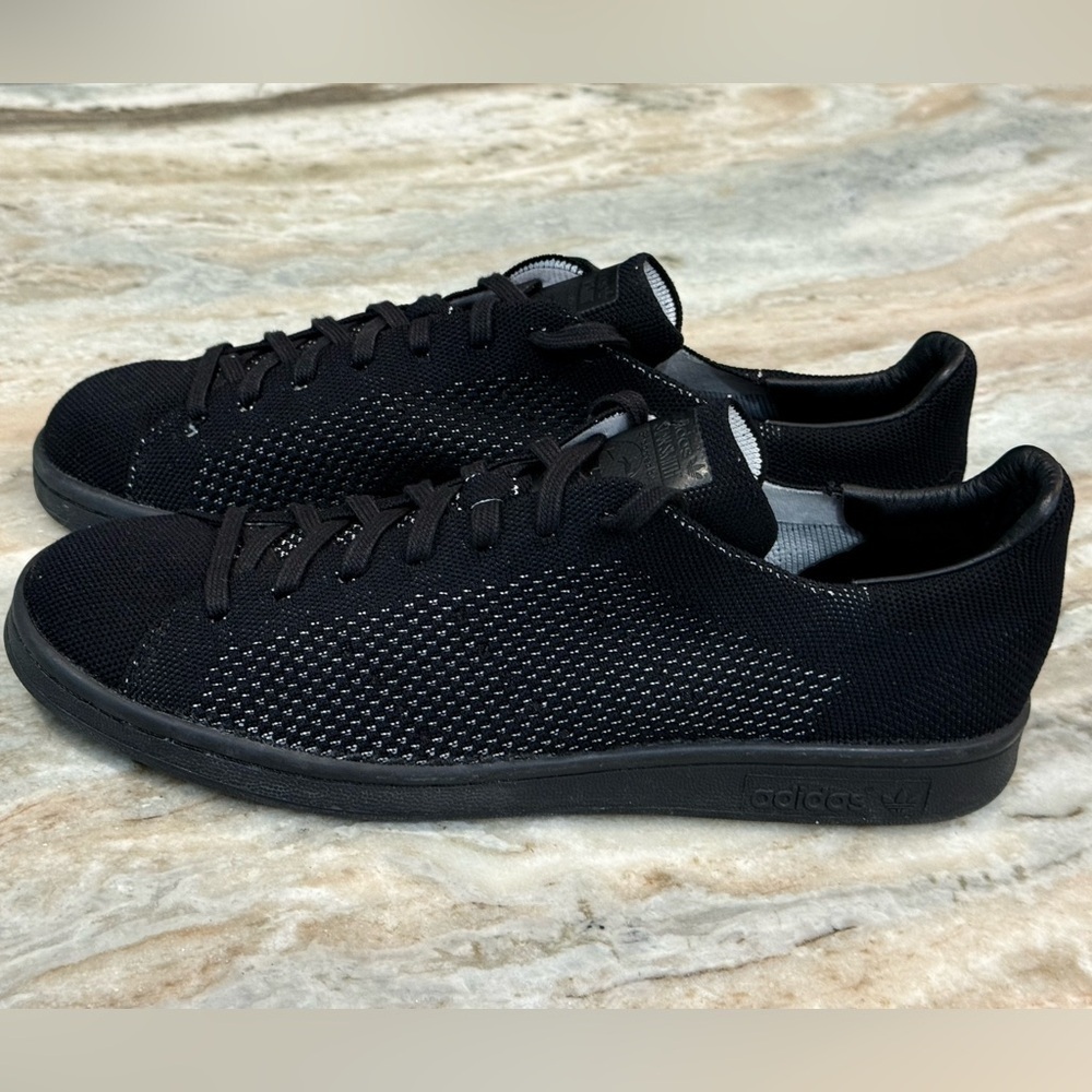 Men’s ADIDAS Originals Stan Smith OG Primeknit black sneakers- Size 9 - Picture 2 of 7